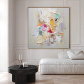 Abstract Rhapsody – Vibrant Colorful Canvas Wall Art for Creative Living Rooms, Bedrooms, and Office Décor – Clue Art #039